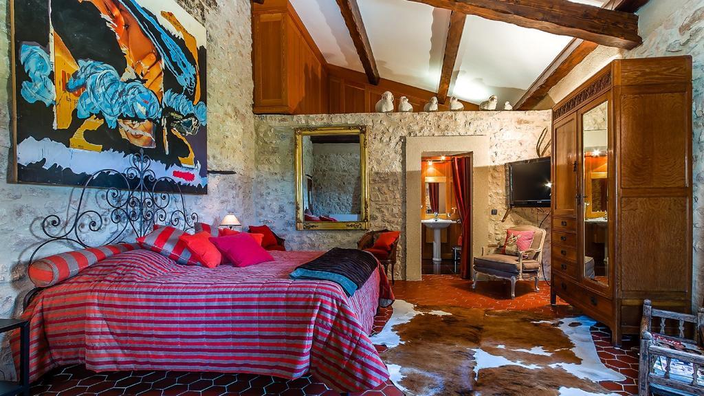 La Tour D'Enguernes Acomodação com café da manhã Montmeyan Quarto foto